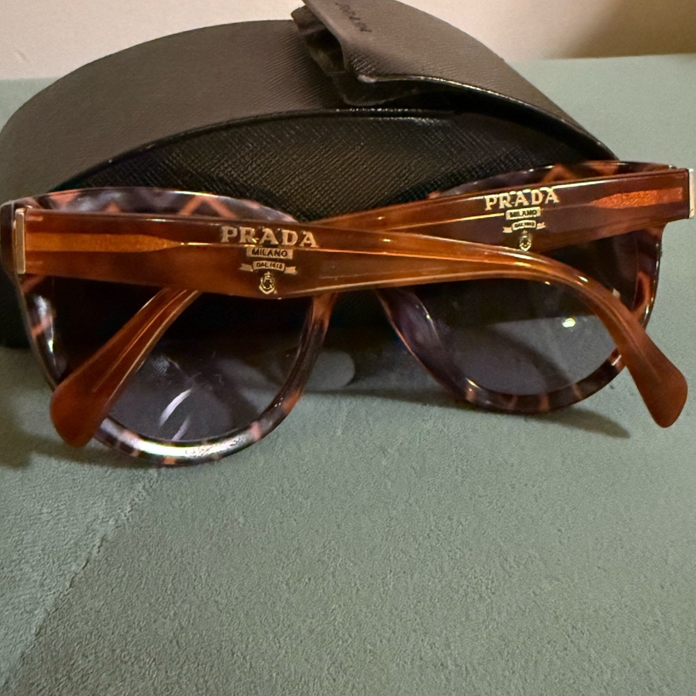 Prada Women's Brown Sunglasses - Picture 5 of 7